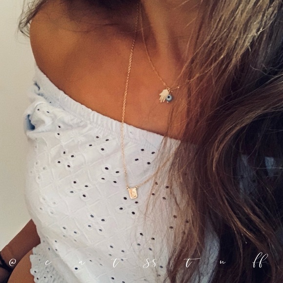 Long Petite Scapular Necklace - Picture 10 of 11